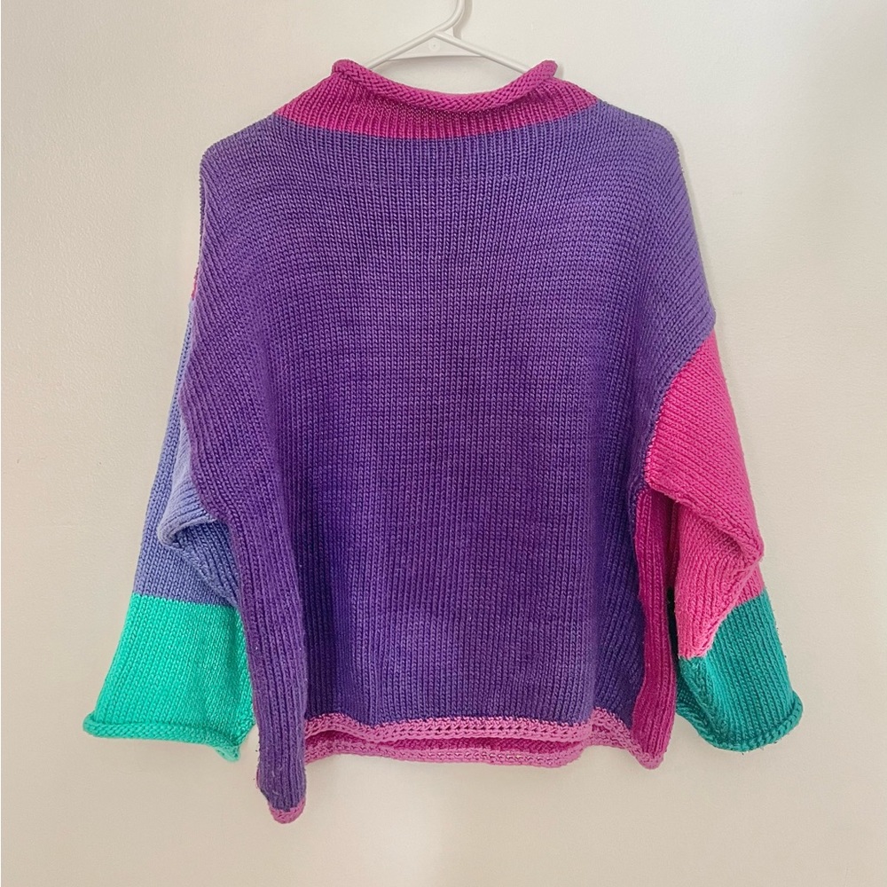 Color Block Knit Sweater - Picture 2 of 2